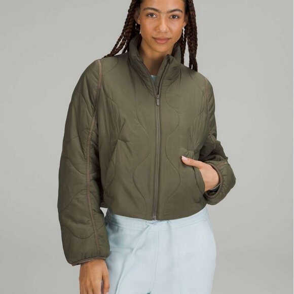 Lululemon Quilted Light Insulation Cropped Jacket - Picture 1 of 13